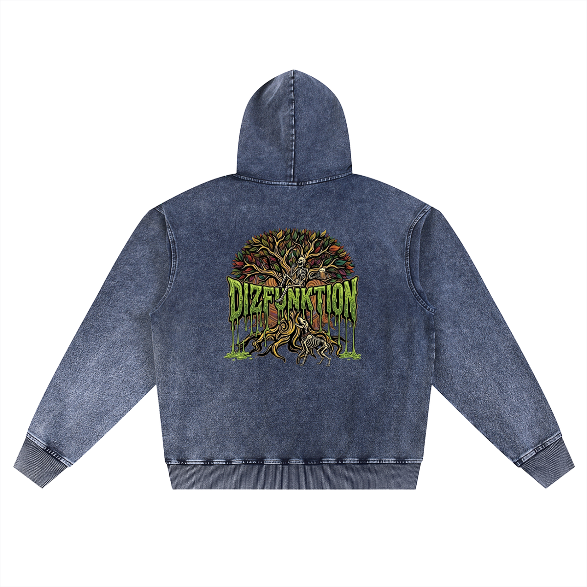 DIZFUNKTION - Jean Hoodie - Tree