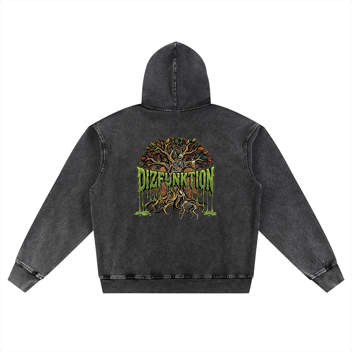 DIZFUNKTION - Jean Hoodie - Tree