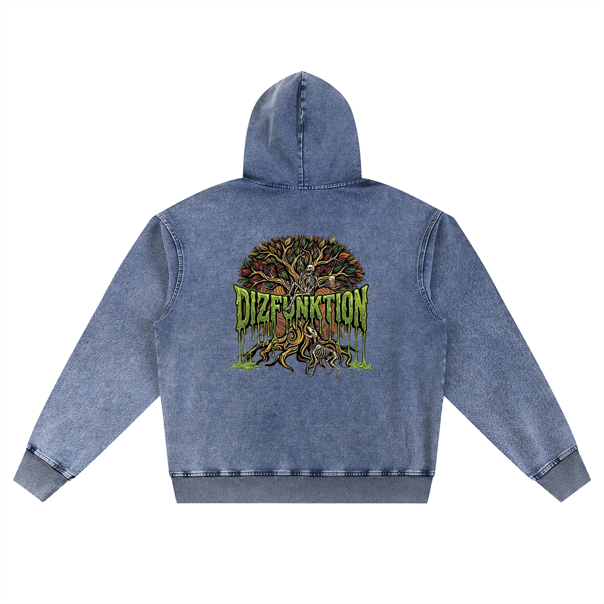 DIZFUNKTION - Jean Hoodie - Tree